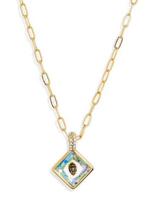 Eagle Head Crystal Pendant Necklace