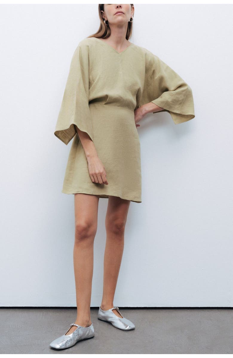 Nocturne Beaded Back Detailed Mini Dress, Main, color, 