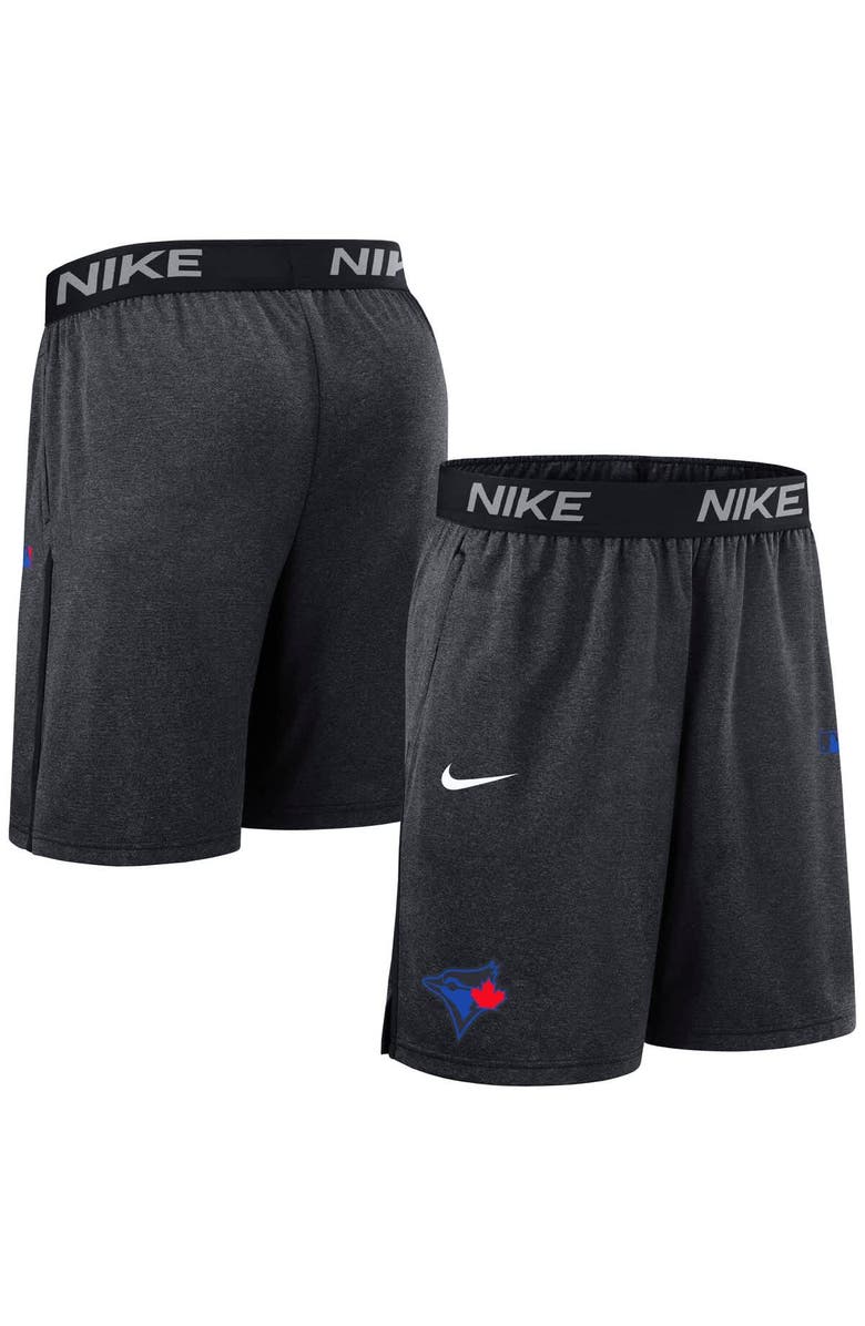 Nike Men's Nike  Black Toronto Blue Jays Authentic Collection City Connect Performance Knit Shorts, Main, color, Black