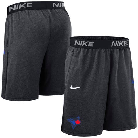 Men's Nike  Black Toronto Blue Jays Authentic Collection City Connect Performance Knit Shorts
