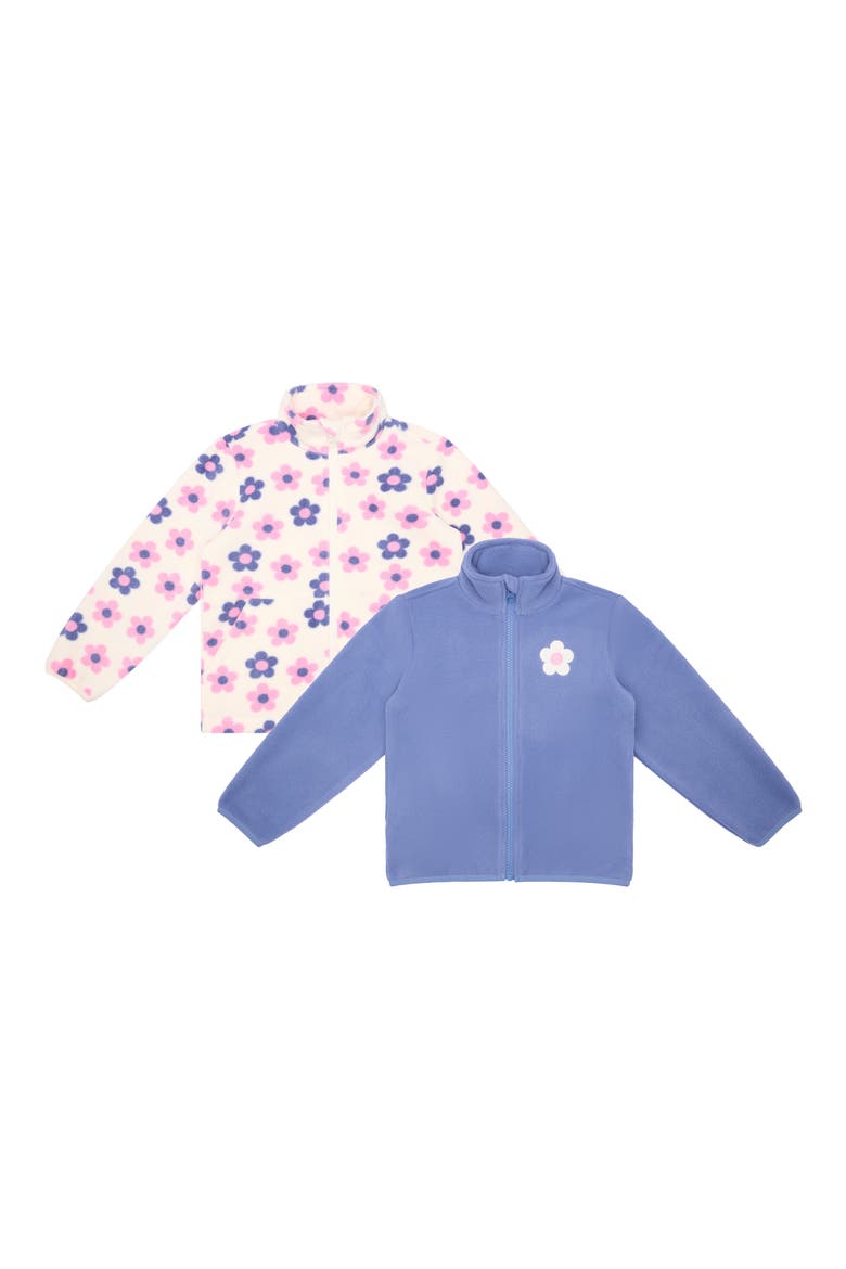 Kids' 2-Pack Fleece Jackets, Main, color, FLOWER