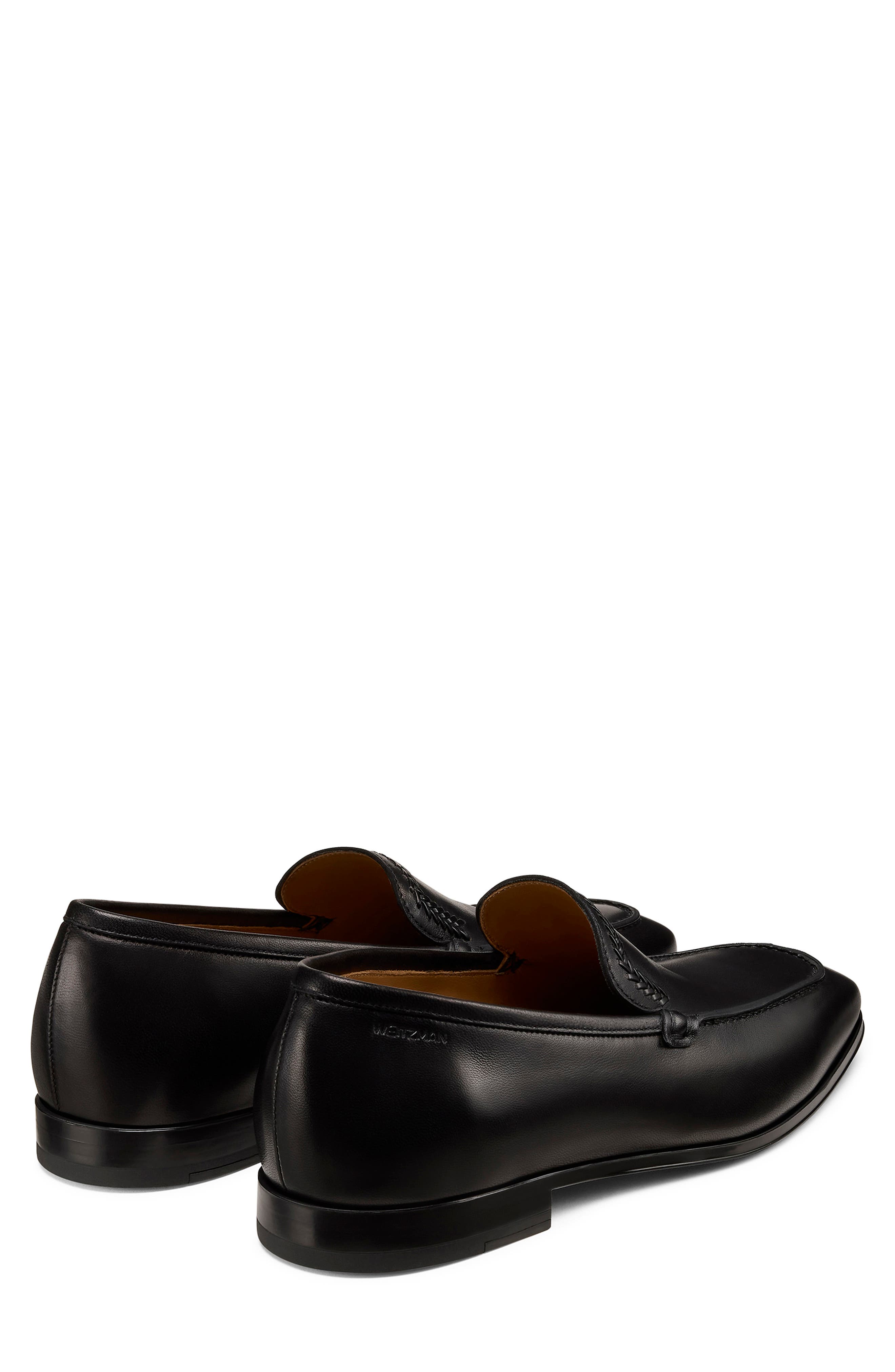 Stuart Weitzman Dalton Loafer, Alternate, color, Black