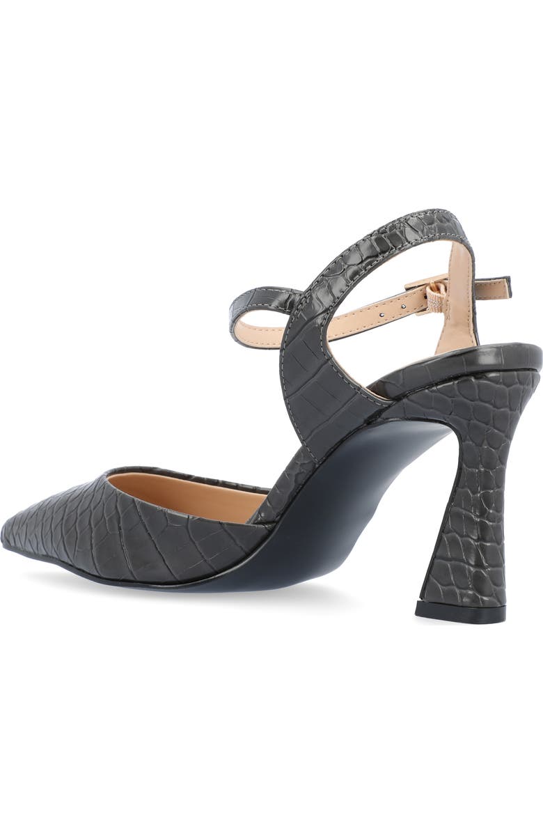Journee Collection Nixey Croc Embossed Slingback Pump - Wide Width, Alternate, color,