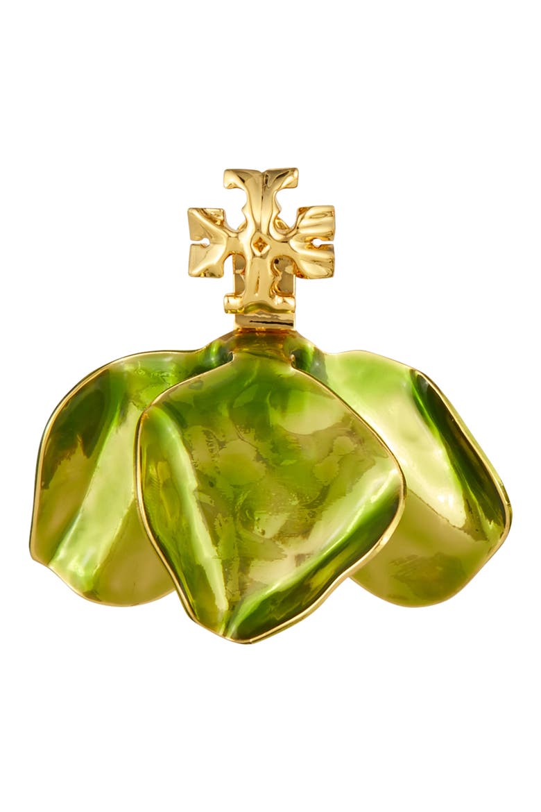 Roxanne Front/Back Earrings, Alternate, color, GOLD / GREEN
