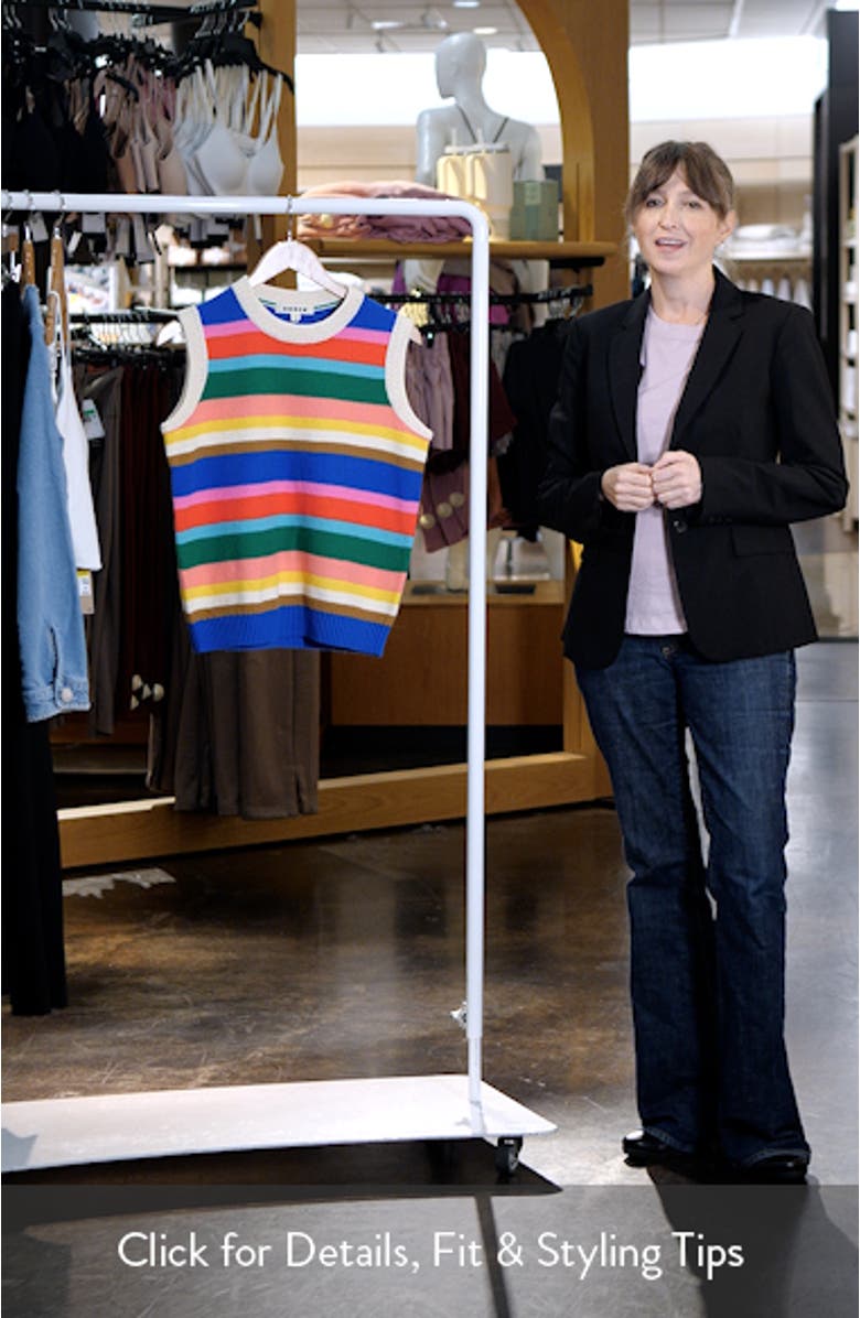 Stripe Sweater Vest, sales video thumbnail