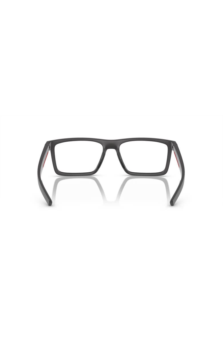 Prada Linea Rossa 54mm Rectangle optical glasses, Alternate, color, Grey