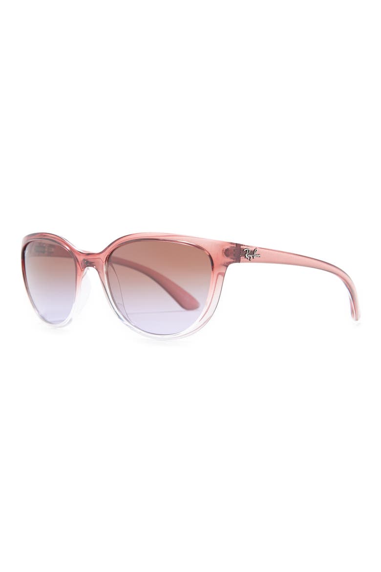 59mm Cat Eye Sunglasses, Alternate, color, LIGHT BROWN/ GRADIENT VIOLET