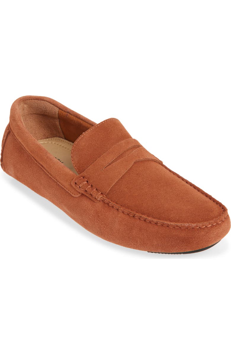 Nordstrom Cody Driving Loafer, Main, color, Rust Adobe