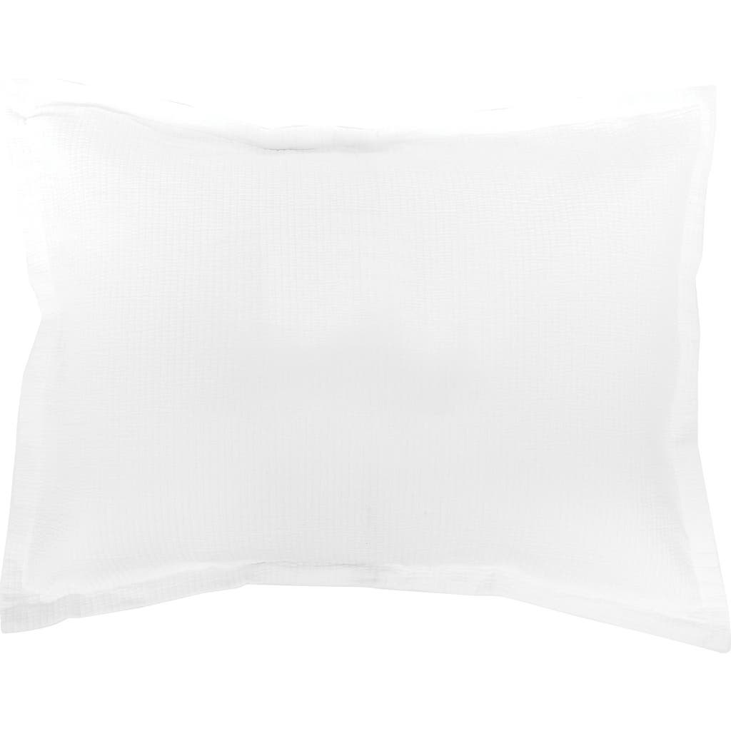 Elisabeth York 20" X 26" Delfina White Cotton Standard Sham