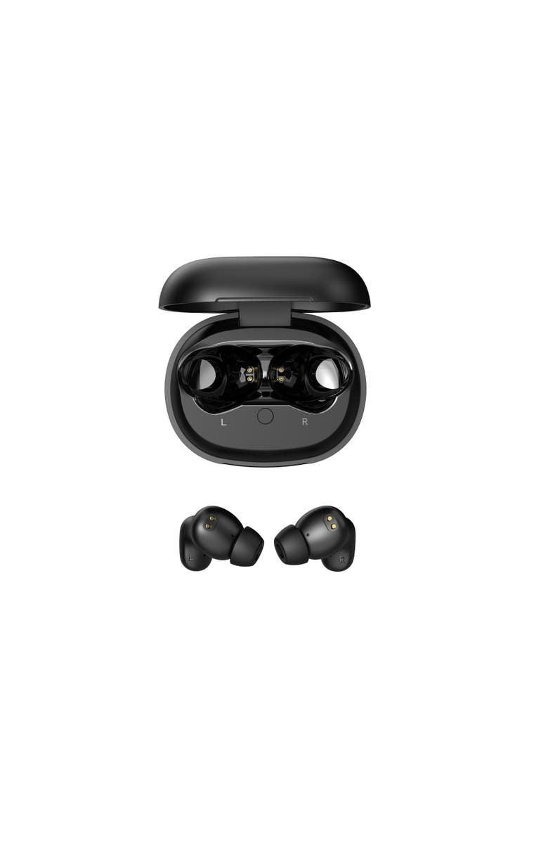 Cubitt Power Earbuds Bluetooth 6.0, 55ms Latency, 5H Playback, 500mAh Case, ANC, USB-C Charging, Touch Controls, Voice Assistant, Alternate, color, Black
