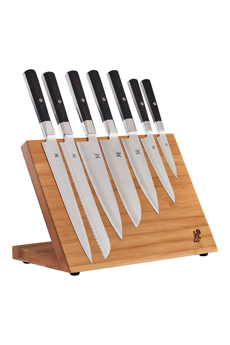 Evo 10-Piece Knife Block Set, Alternate, color, STAINLESS STEEL