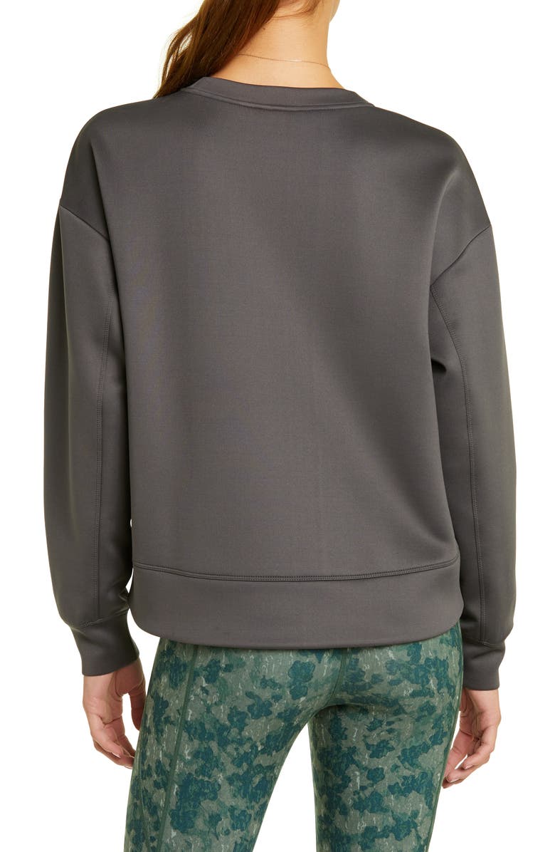 Zella Luxe Pocket Sweatshirt, Alternate, color,