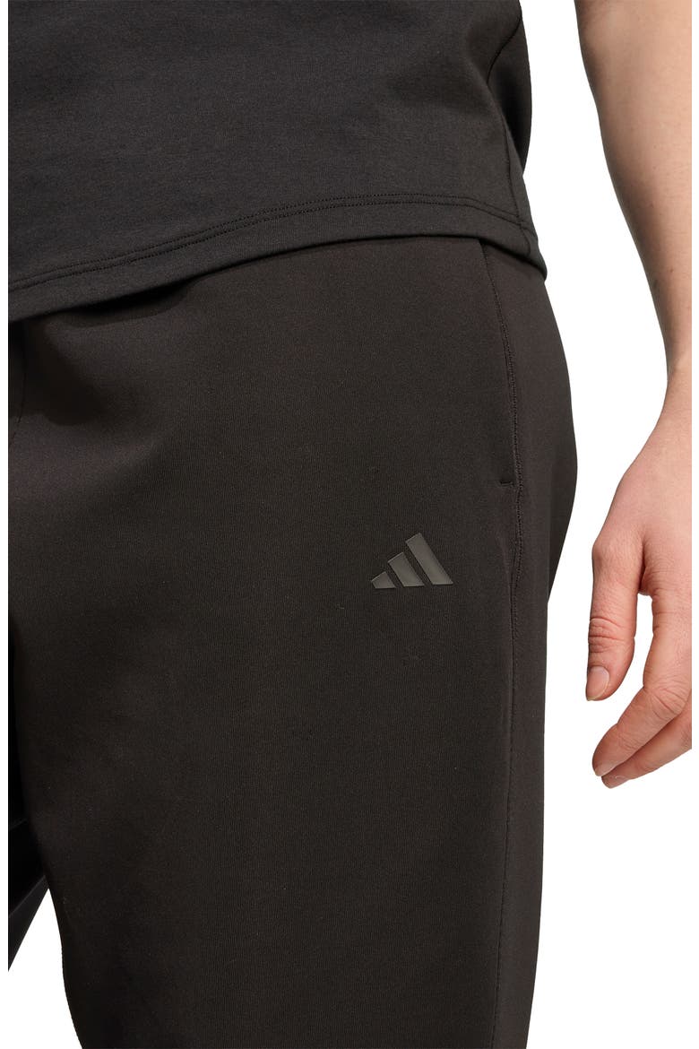 Yoga Essentials Cuffed Training Pants, Alternate, color, BLACK