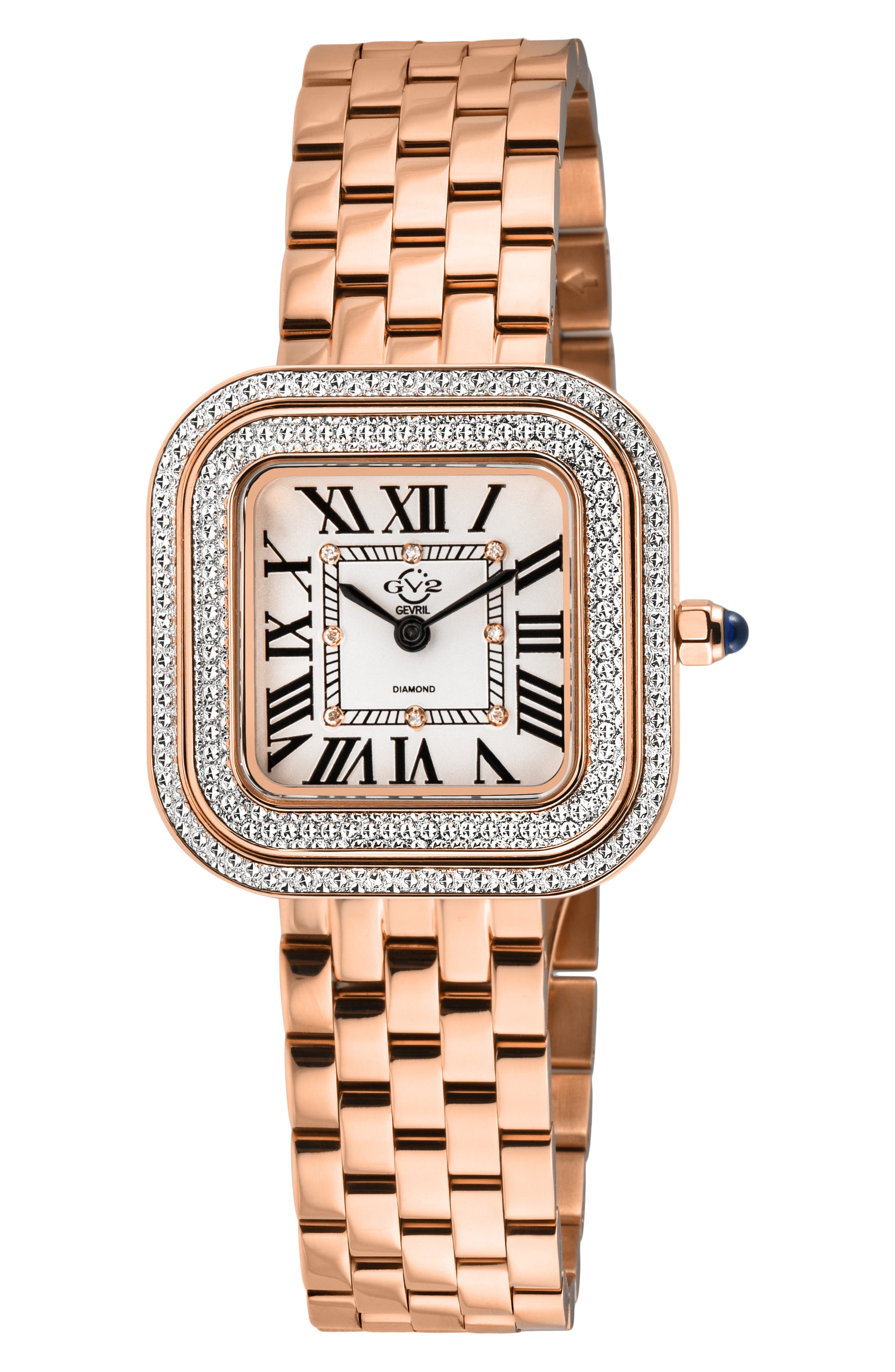 GV2 Bellagio Diamond Swiss Bracelet Watch, 30mm