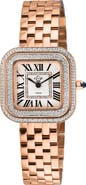GV2 Bellagio Diamond Swiss Bracelet Watch, 30mm