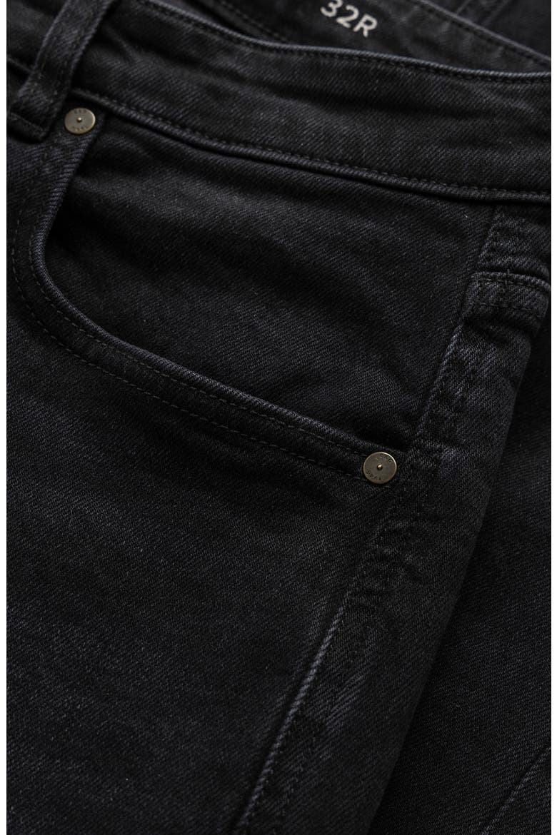 Hira Straight Leg Jeans, Alternate, color, COAL