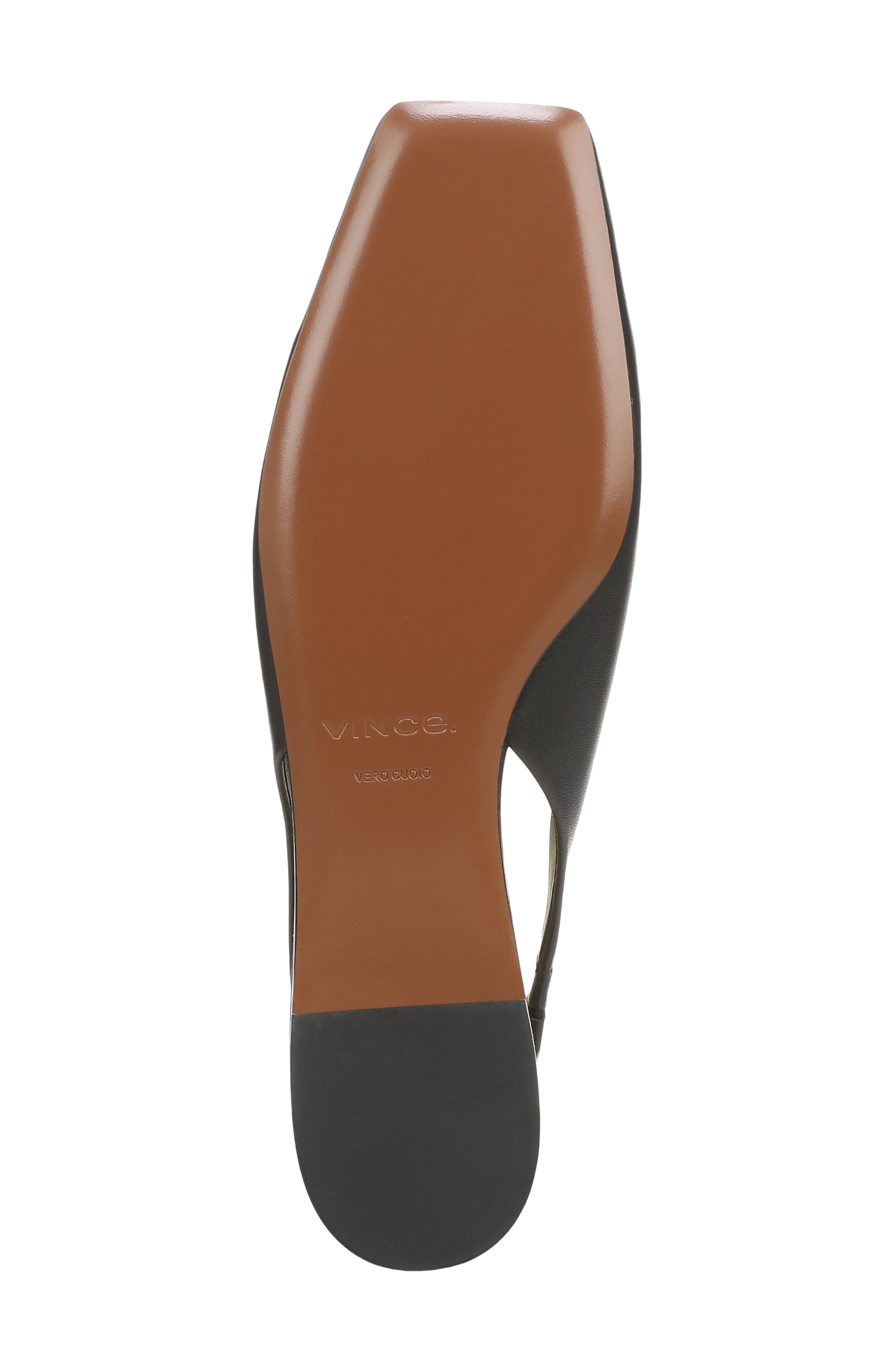 Vince Darlina Slingback Flat, Alternate, color, Black