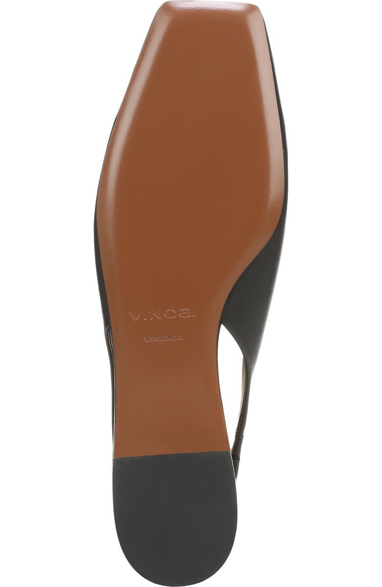 Vince Darlina Slingback Flat, Alternate, color, Black