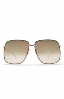 Gucci 61mm Square Sunglasses