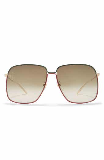 Gucci 61mm Square Sunglasses