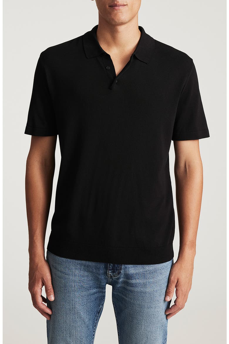 Edition Slim Fit Polo, Main, color, BLACK