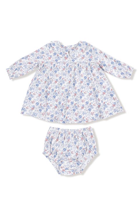 Country Kid Floral Long Sleeve Dress & Bloomers Set (Baby)
