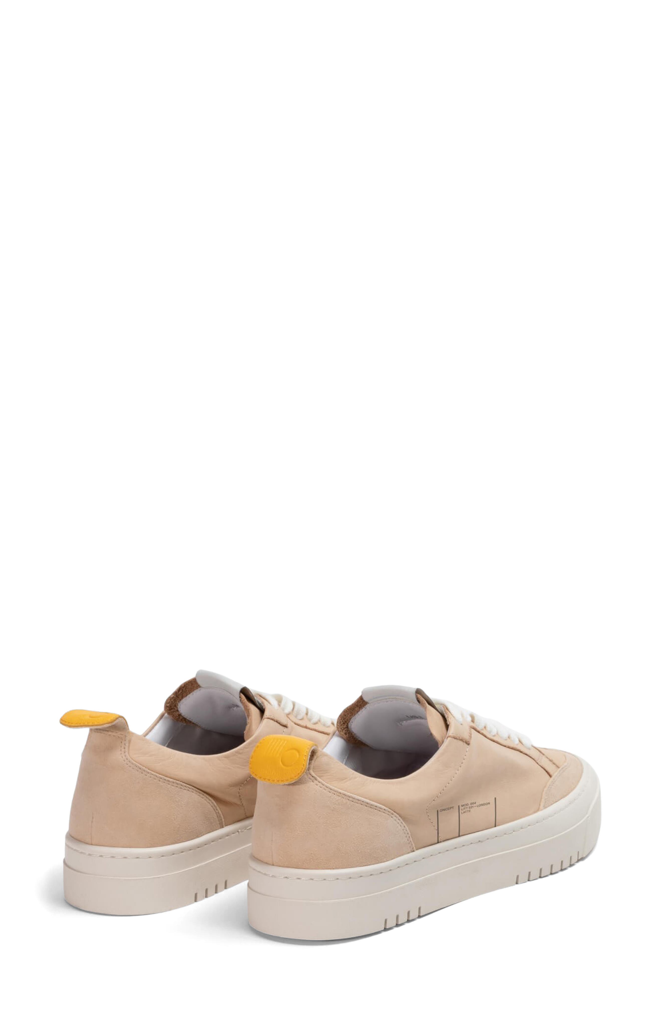 Oncept London Low Top Sneaker, Alternate, color, Latte