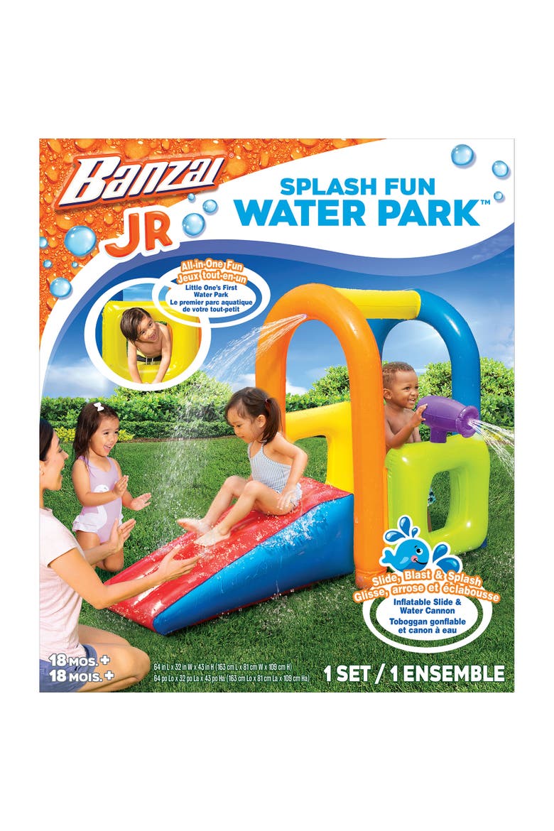 Jr. Inflatable Sprinkling Splash Water Park, Alternate, color, Multicolored
