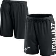 FANATICS Men's Fanatics Branded Black Utah Jazz Post Up Mesh Shorts