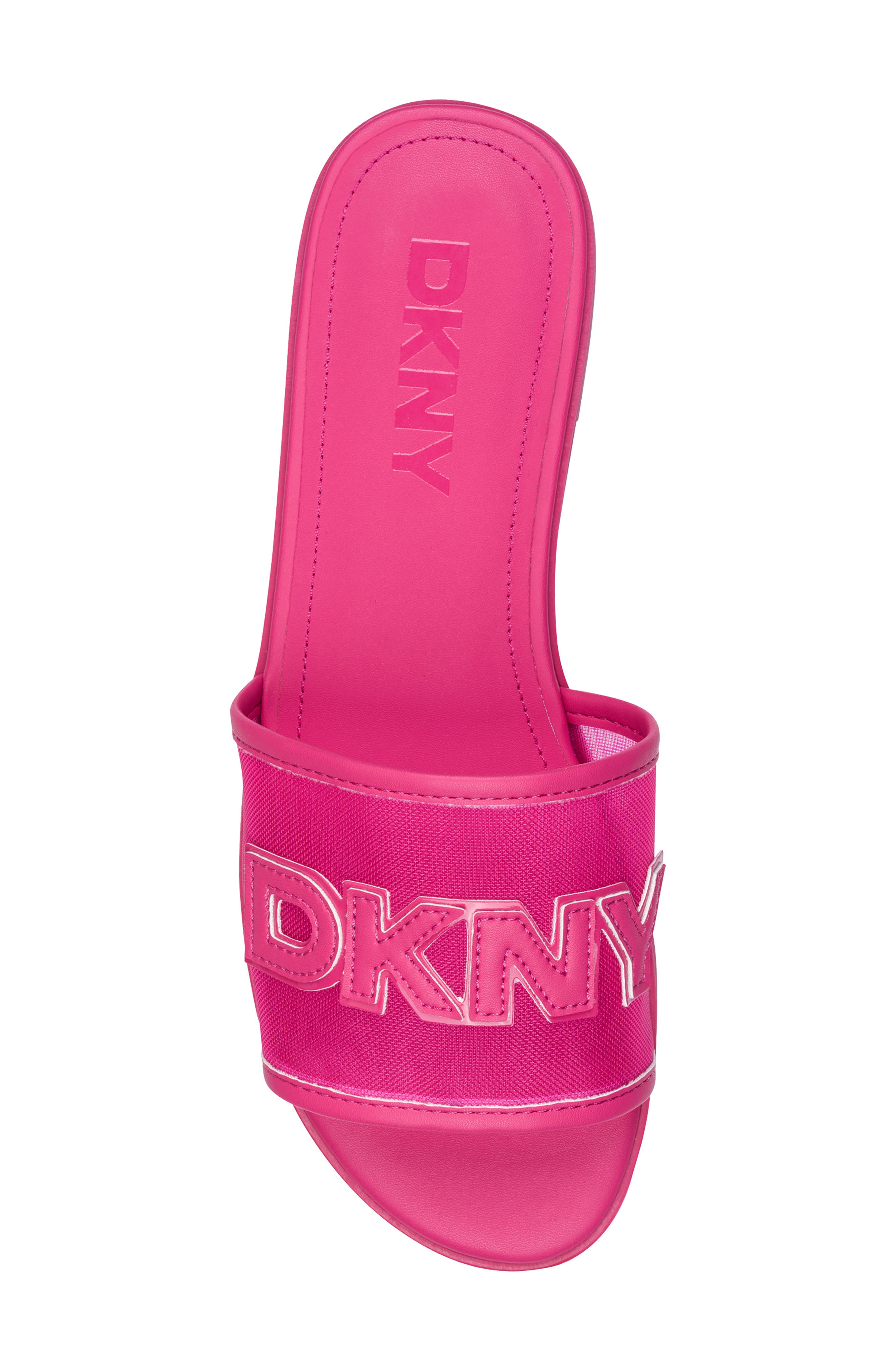 DKNY Wren Slide Sandal, Alternate, color, Hot Pink