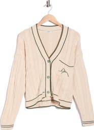 DRESS TO Embroidered Cardigan