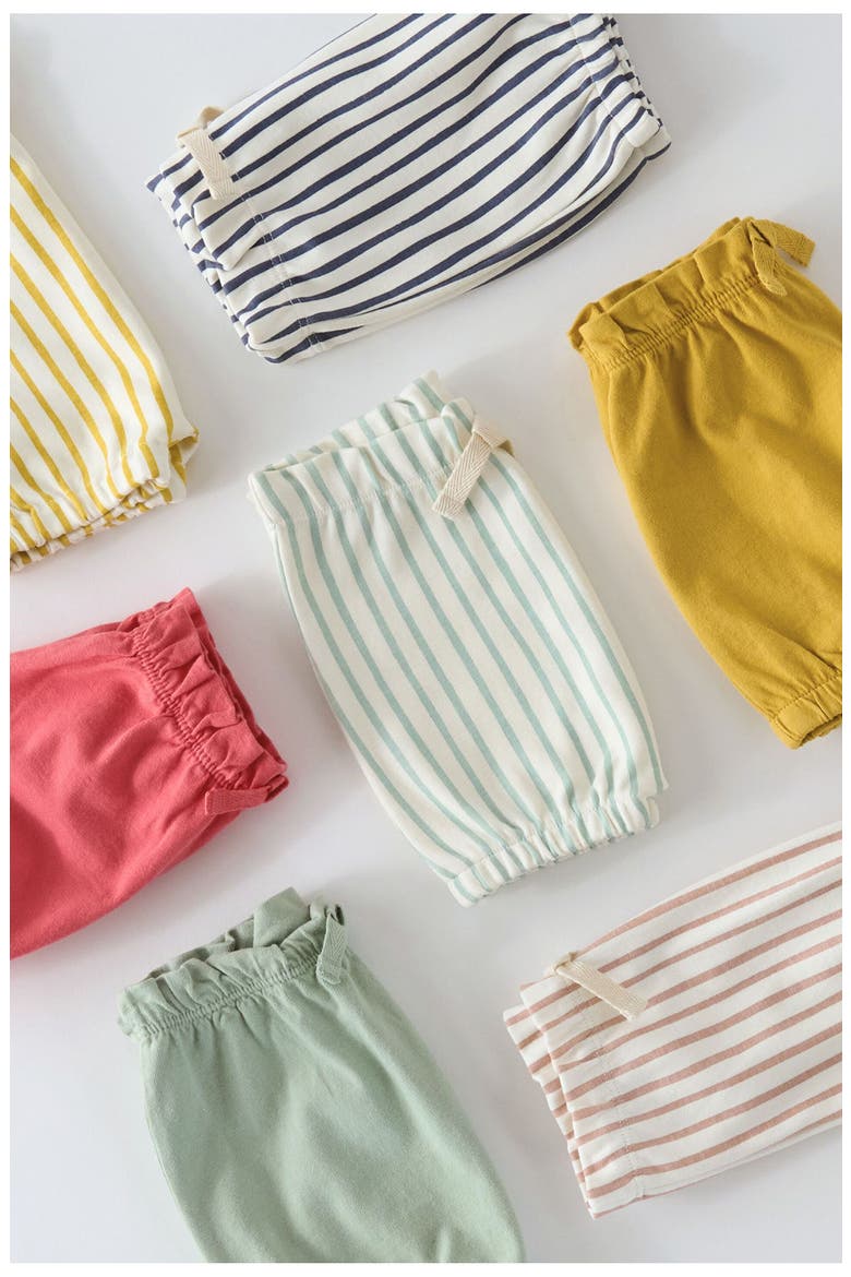Stripes Away Organic Cotton Bloomers, Alternate, color, STRIPES AWAY PEONY