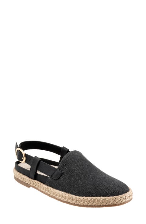 Paisley Slingback Espadrille Flat - Multiple Widths Available (Women)