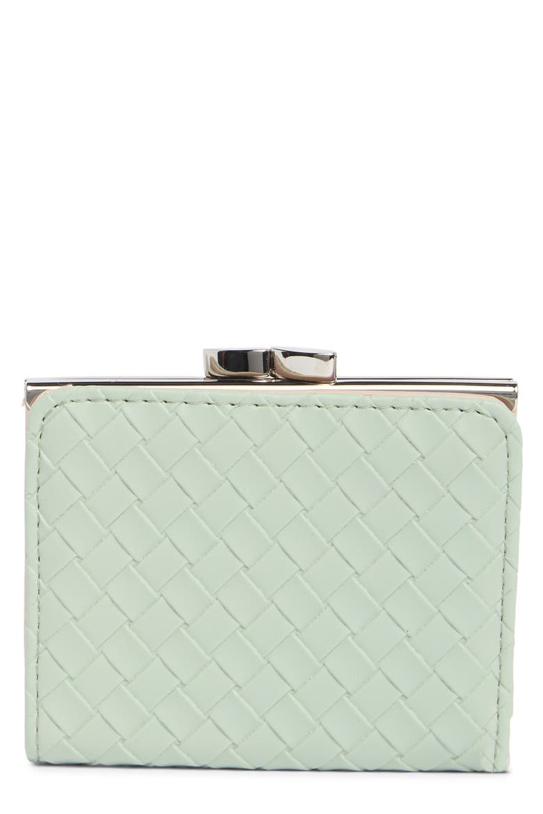 Frenchie Wallet, Main, color, THYME WOVEN