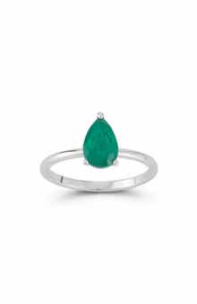 Pear Cubic Zirconia Ring