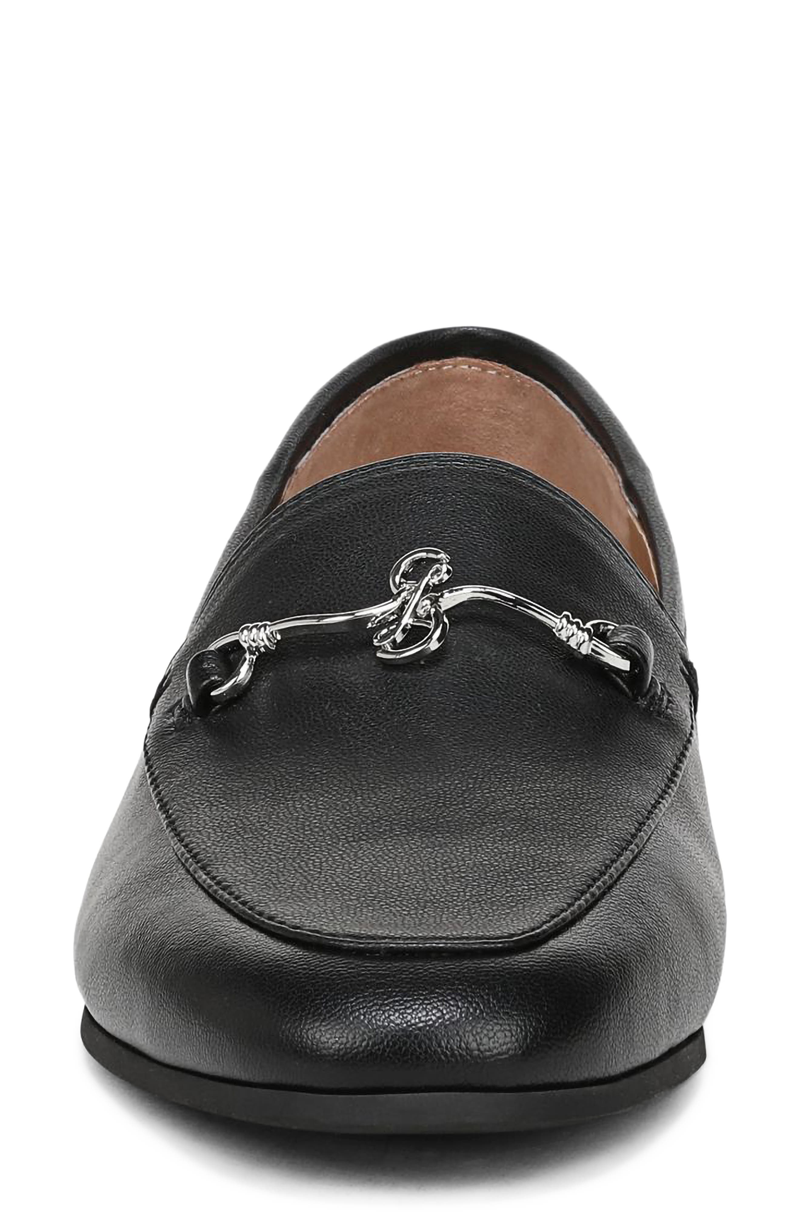 SAM & LIBBY Nadia Logo Bit Loafer, Alternate, color, Black