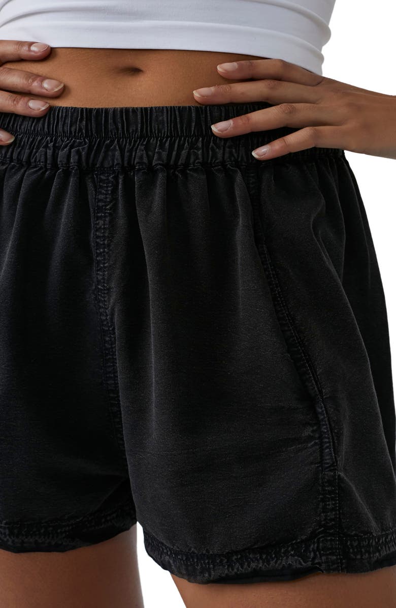 Free People Get Free Cotton Blend Poplin Shorts, Alternate, color, 