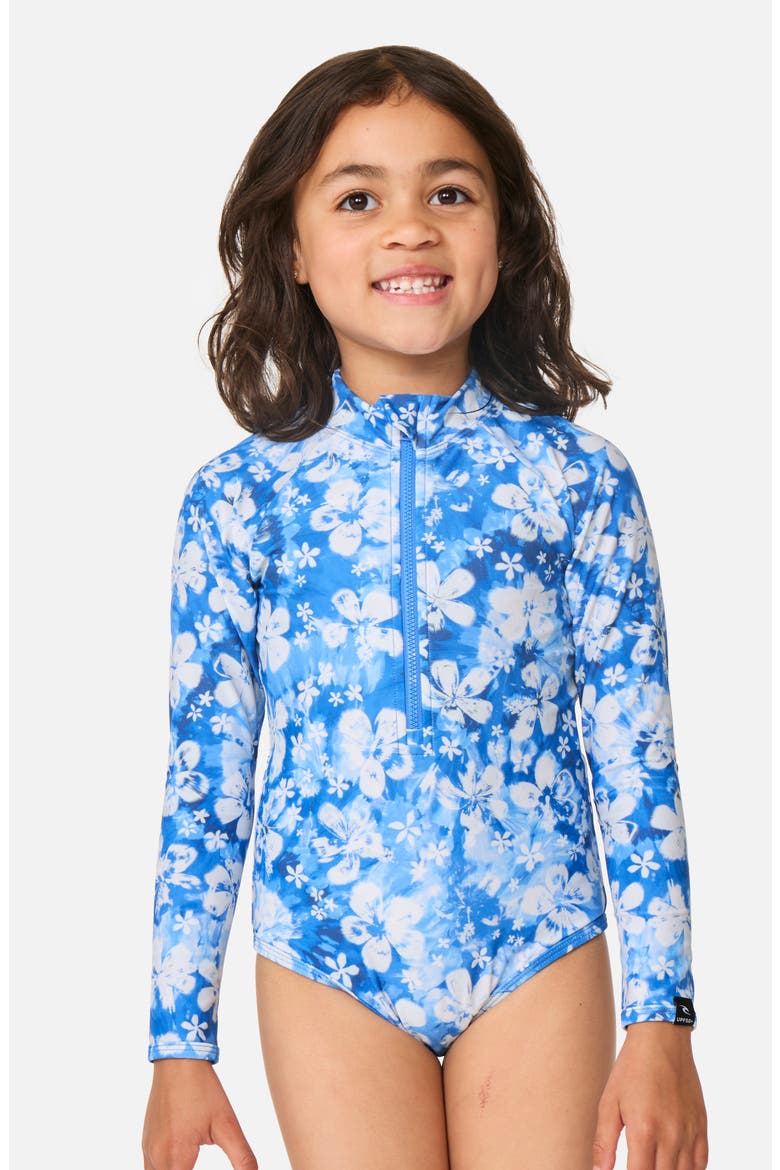 Kids' Magic Coast Long Sleeve One Piece Swimsuit, Main, color, BLUE