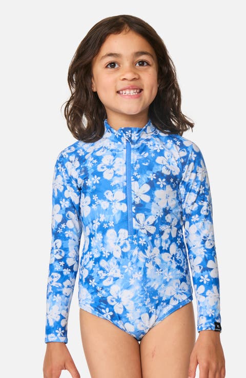 Kids' Magic Coast Long Sleeve One Piece Swimsuit