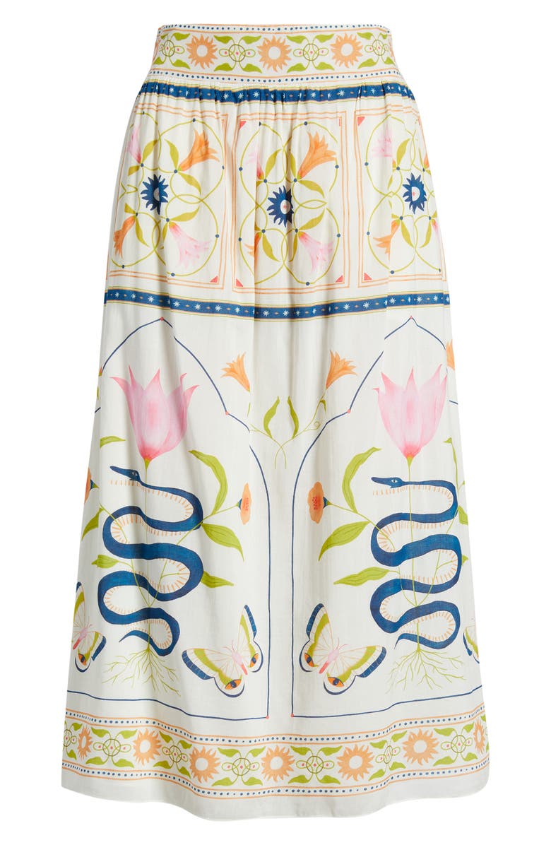 Cleobella Elliott Print Midi Skirt, Alternate, color, Montecito Print