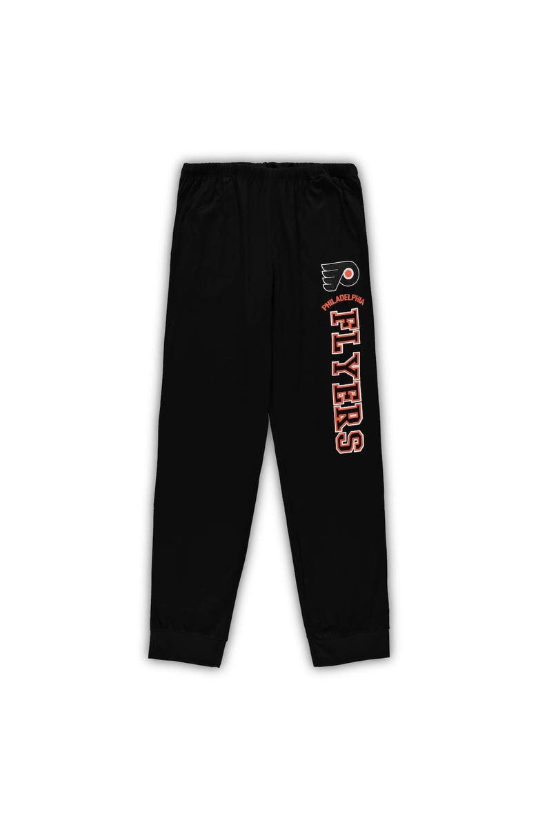 CONCEPTS SPORT Men's Concepts Sport Black Philadelphia Flyers Big & Tall Pullover Hoodie & Joggers Sleep Set, Alternate, color, 