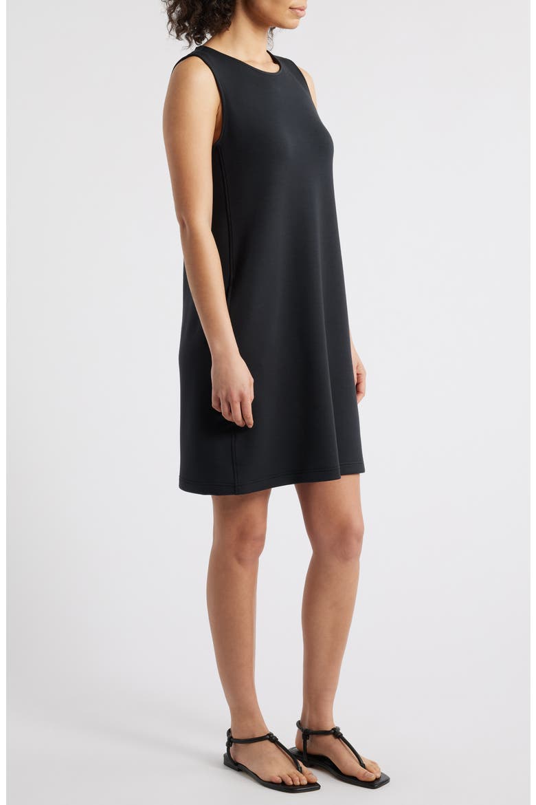 Palm Voyage Sleeveless Minidress, Alternate, color, BLACK
