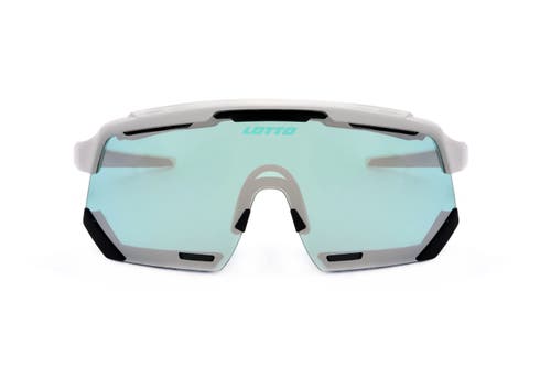 Lotto Sun Shield Goggles In Gray Gloss Black Matte