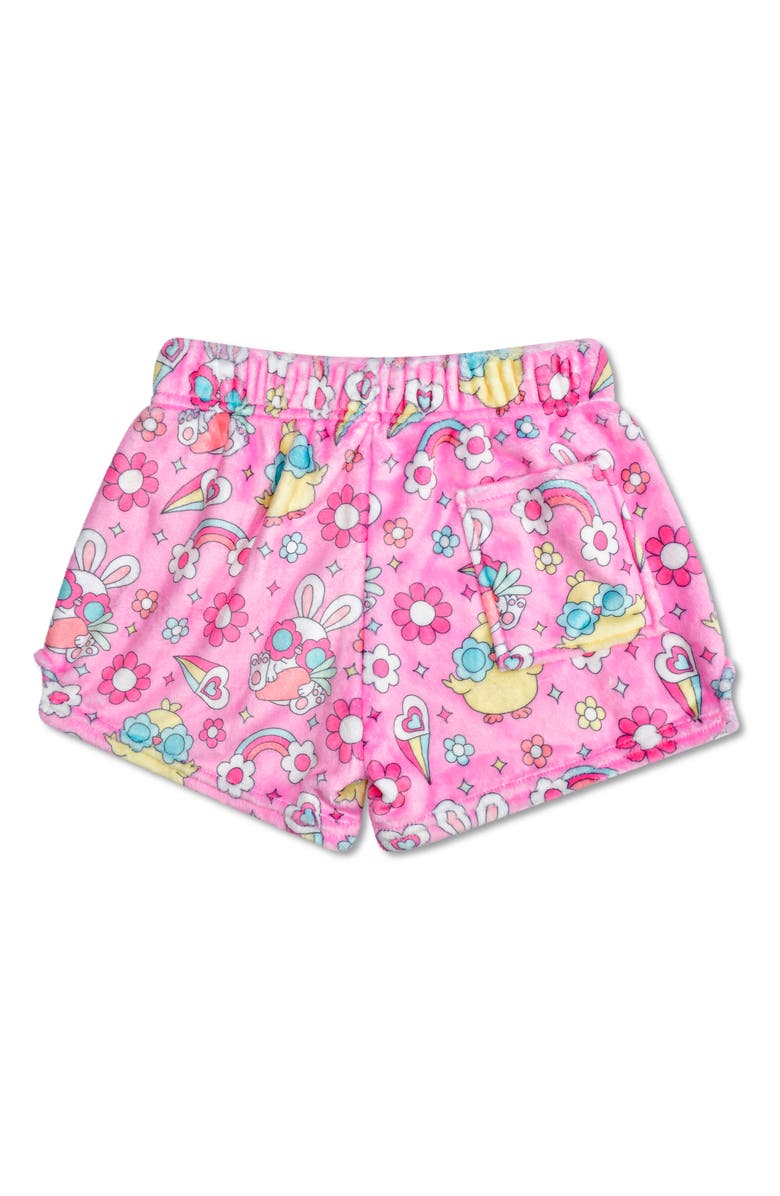 Iscream Kids' Flower Chicks Plush Shorts, Alternate, color, 