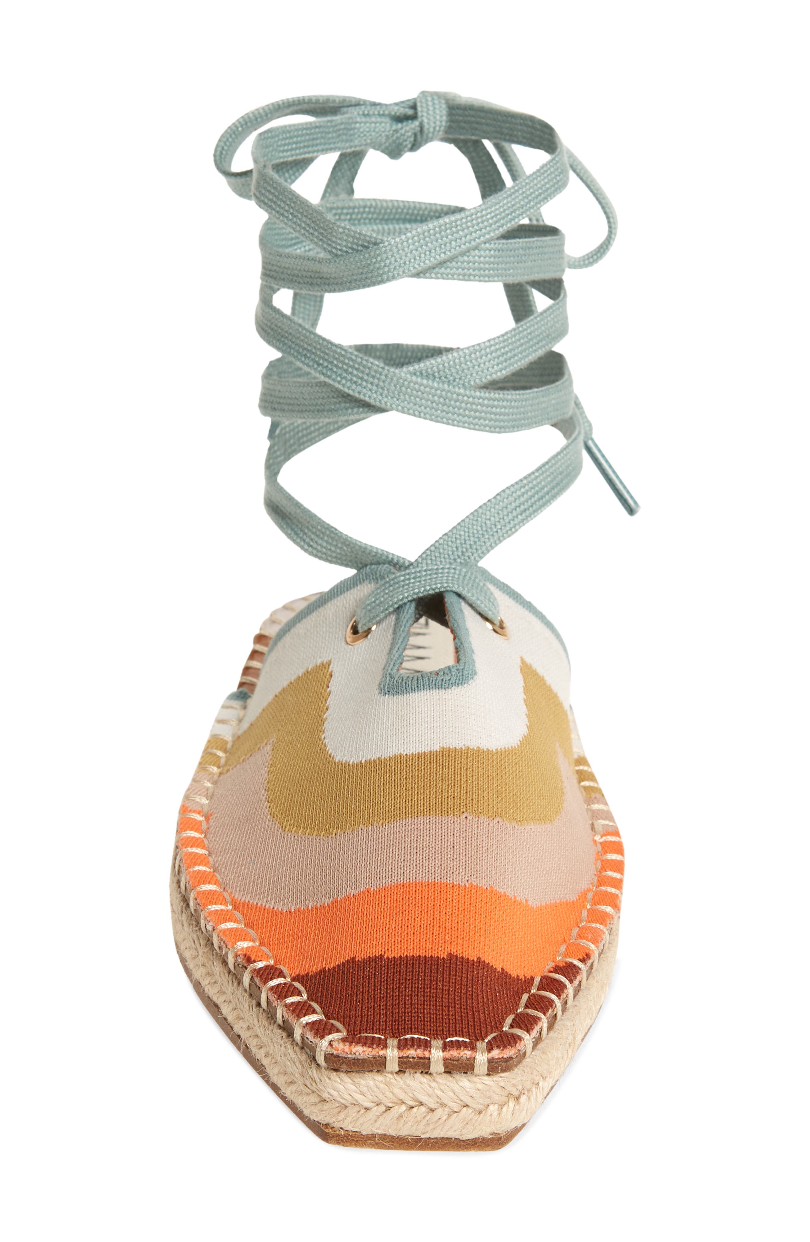 Zimmermann Chisel Toe Espadrille Flat, Alternate, color, 