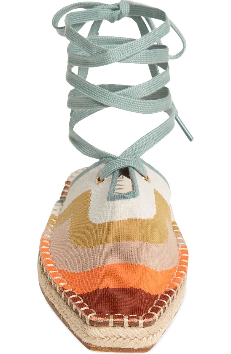 Zimmermann Chisel Toe Espadrille Flat, Alternate, color,