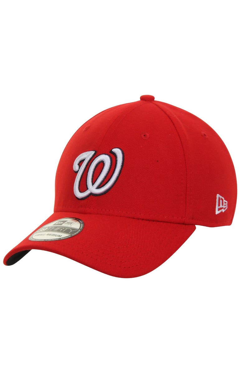 New Era Men's Red Washington Nationals MLB Team Classic Alternate 39THIRTY Flex Hat, Alternate, color, Red