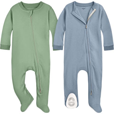 2-Pack Soothe Baby Sleep & Play Footies
