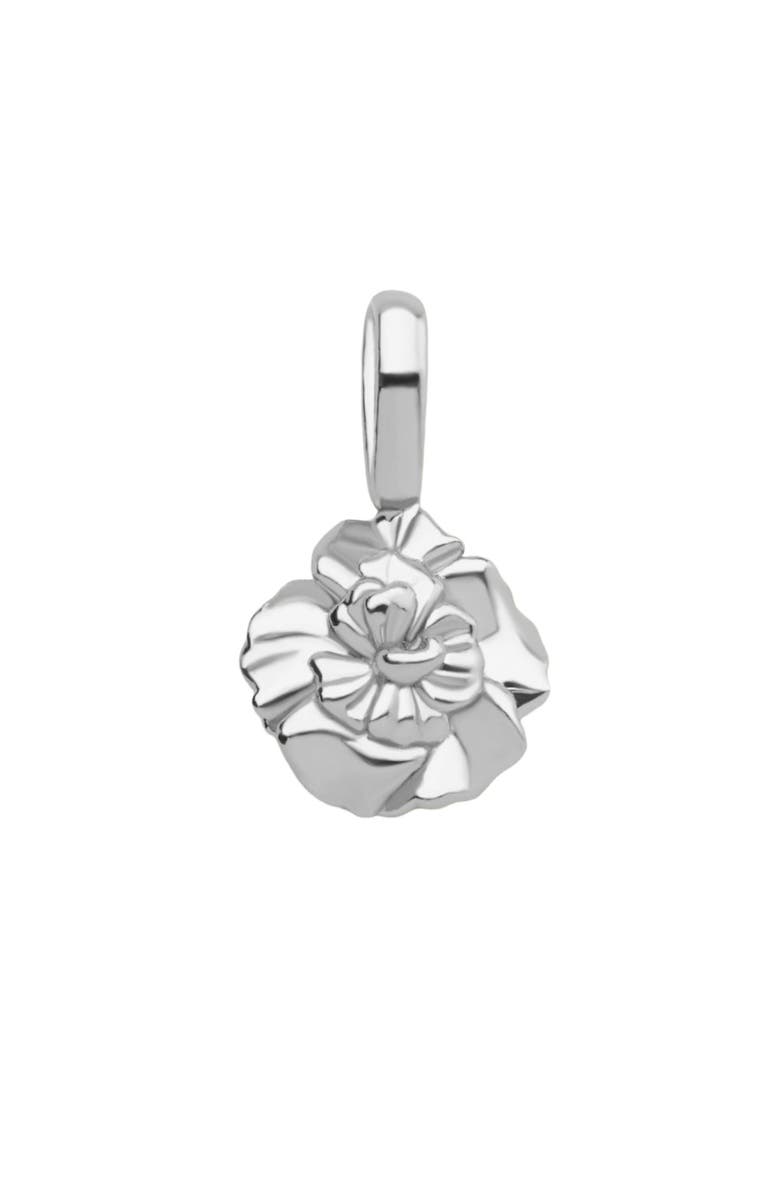 MADE BY MARY January Birth Flower Charm, Main, color, Silver