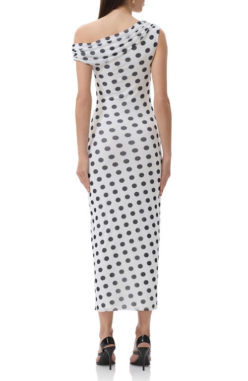 AFRM AFRM HOLDEN ONE-SHOULDER STRETCH MESH DRESS